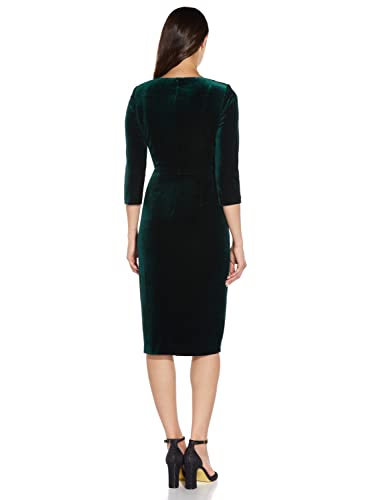 Image of Adrianna Papell Women's Velvet Tie Front Dress