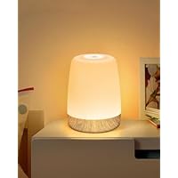 MEDE Night Light Baby Touch Lamps Bedside Dimmable Nightlight,LED Childrens Night Light Kids with Timer & RGB Changing & Memory,USB Rechargeable Portable Bedside Table Lamp for Bedroom Breastfeeding