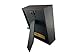 in Case of Emergency Break Glass - Deluxe 3D Display Box for Miniature Liquor Bottle, Real Glass Front (Walnut)