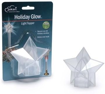 Miniatura 6 de Jokari Paquete de 4 velas de calabaza con clip para velas eléctricas, con pilas o con energía solar. Convierte la luz sin llama de tamaño estándar