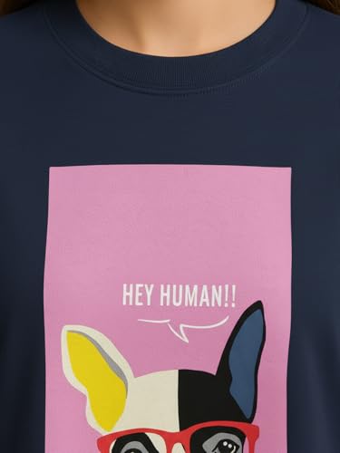 Image of HELLCAT Beige Printed Loose Fit Crew-Neck Crop T-Shirt for Women
