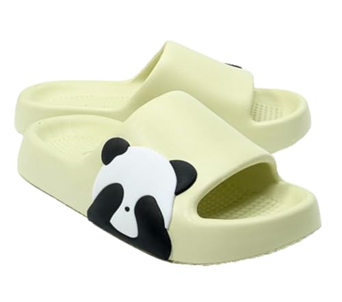 Unisex Pillow Slippers Cartoon Panda Slippers Slides Comfy Cloud Slippers Animal House Slipper Slides Non-Slip Shower Slipper