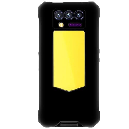 For Oukitel WP100 Titan �P�[�X �ی�J�o�[ �N���A �y�� �_�� �w��h�~ ���ϖh�~ �C�菝�h�~ �����Y�ی� ���E�ȒP TPU Oukitel WP100 Titan �P�[�X(�u���b�N)
