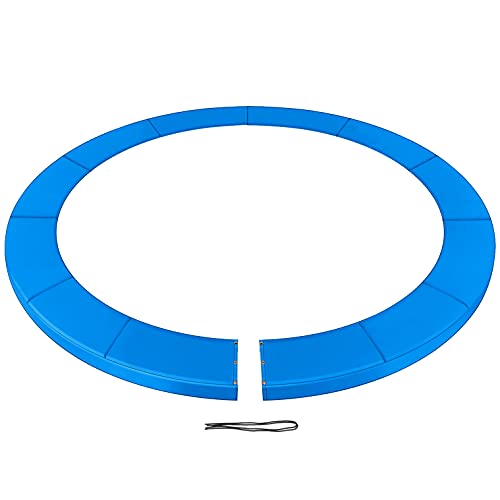12FT Trampoline Safety Pad Trampoline Replacement Pad Safety Spring Cover No Hole for Poles Fit 5.5-7 inch Springs (Pads Only)