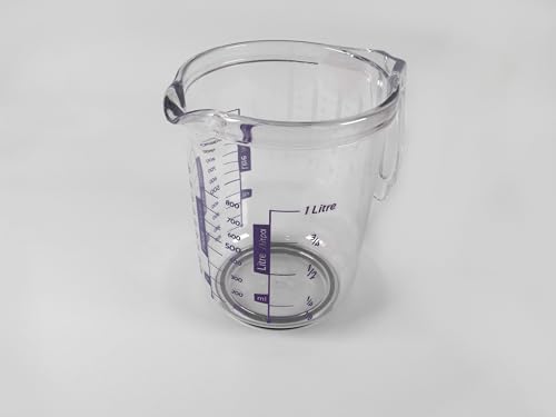 Jarra medidora acrílica 1100 ml con base antideslizante miniatura 2