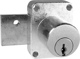 CompX National Pin Tumbler Door Lock - 1-3/8" Cylinder Length - Keyed Different - Master Keyed C8175-MKKD-26D