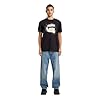 G-STAR 8719965012981 Spray G Logo R T T-Shirt, Black (DK Black D26833-d101-6484), XL Mens, (Dk Black D26833-d101-6484), XL #4