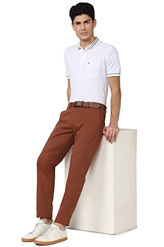 Image of Peter England Men Slim Casual Pants
