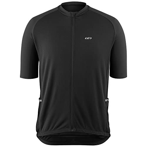 Louis Garneau, Mens, Connection 4 Jersey, Black, Medium