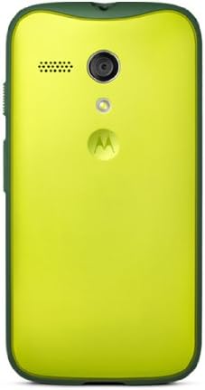 Motorola Grip Shell for Moto G - Retail Packaging - Lemon Lime + Dark TPU