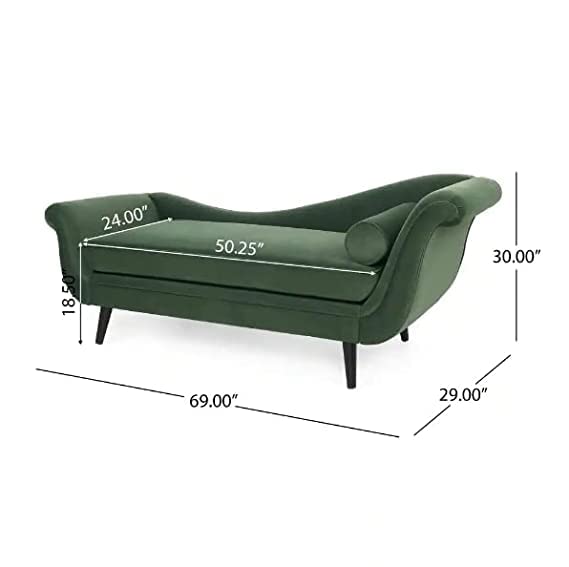 Image of Lazy Couch and Reclining Sofa /Recliner Chaise Longue /Fabric recliners /for Bedroom /Living Room /Office Reception Recliner Lounge Sofa and Armchair (Green)