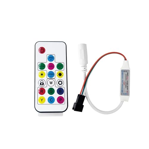 Variateur 433 avec contrôleur fantôme 17 touches pour LED