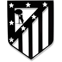 BUYLUX Cuadro Escudo Atleti Madrid Pared Madera - Decoracion