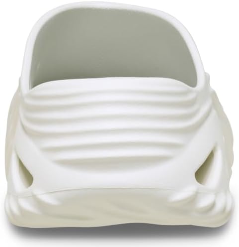 Crocs Echo Wave Clog Unisex Shoes Size 11, Color: Chalk White/Bright White-White — view 4