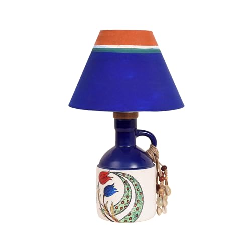 Image of Ivory Glow Ceramic Lamp & Shade