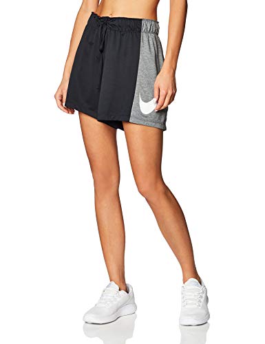 Nike W Nk Attk TR 2.0 Shrt Icnclsh, Pantaloncini Sportivi Donna, Black/Smoke Grey/Htr/(White), XS