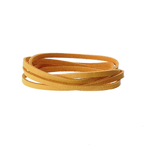 Corde en cuir de cerf souple et résistant pour tressage de bijoux
