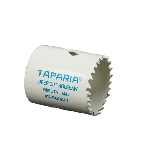Image of Taparia Bi-Metal Hole Saw Cutter HSBM35 (35 mm Dia)-Variable Pitch Teeth, HSS 8% Cobalt-Precision Cutting Tool for Metal, Wood, Plastic-Professional Grade, DIY