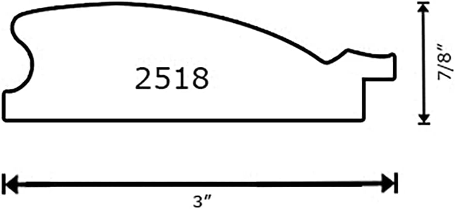 Picture Frames 24x48 Frames 3" 24x48 Poster Frame,24 x 48 Silver Picture Frame for Wall Mounting, Large Frame Ornate 48x 24 Canvas Oil Painting Frames Gothic Vintage Antique Luxury 2518 .Baroque Wood Alternative-Polystyrene for Photo,Diploma,Puzzle,TV