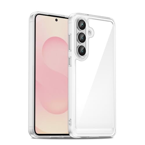 Image of Case for Samsung Galaxy S26 5G, Military Grade Drop Protection Phone Case, Yellowing Resistant, Anti-Scratch Hard PC Back, Shockproof Hard Ultra-Thin Protective Cover, Clear