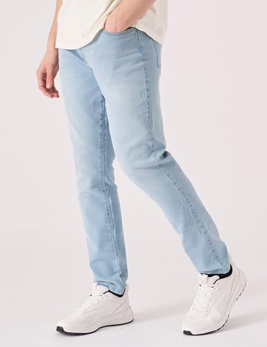 Jeans for Men - Slim Fit Stretch Denim with Deep Pockets & Comfortable Fit - 80% Cotton, 18% Polyester, 2% Spandex2