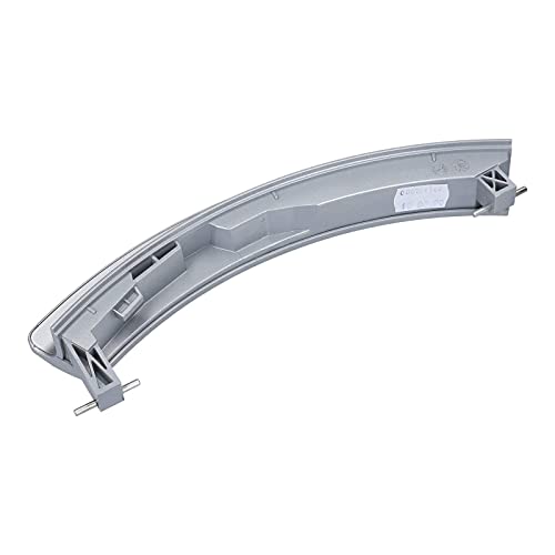 DL-pro Türgriff für Siemens iQ700 iQ500 varioPerfect S16 S14 00751789 751789 Türöffner Fenstergriff Griff silber mit Achsen für Waschmaschine Frontlader