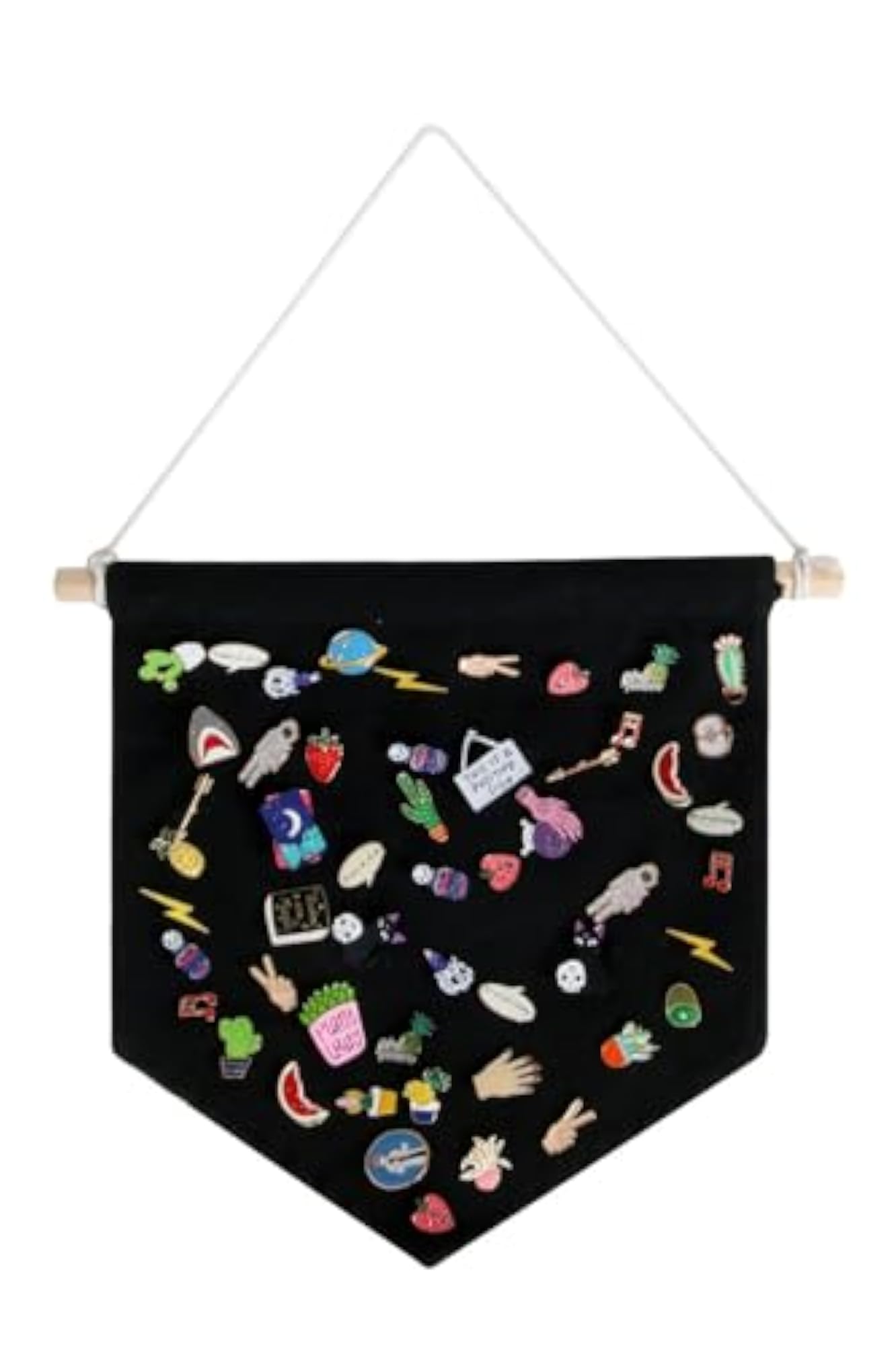 Enamel Pin Wall Display Banner Holder for Brooch Collections