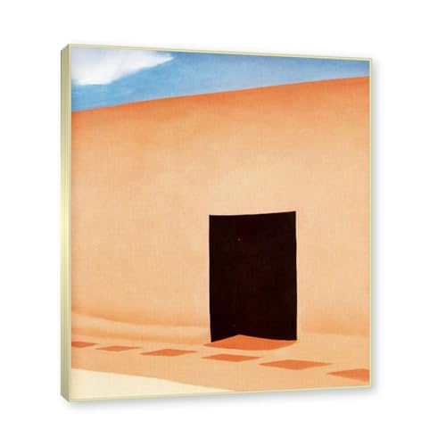 Reproduction de peinture sur toile Georgia O'Keeffe cadre or 30x36