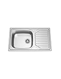 15 años de garantía DUCHA.ES FREGADERO DE COCINA UN SENO CON ESCURRIDOR OKIO LINE 103 DE RODI 86X50CM 15 AÑOS DE GARANTÍA