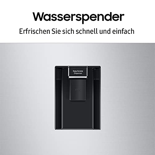 Samsung RL34T653DSA/EG Kühl-/Gefrierkombination, 185 cm, 341 ℓ, No Frost+, Space Max Technologie, Wasserspender, Edelstahl Look – Bild 5