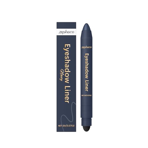Delineador y sombra crema 2-en-1 azul marino 2G miniatura 1