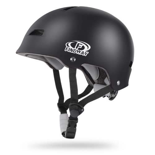 Findway 自転車 ヘルメット 子供 大人用 ヘルメット 自転車 スポーツヘルメット CPSC規格 ASTM規格 CE安全規格 軽量 通気性 2セット衝撃吸収ライナー 洗濯可能 サイクリング 通学 スケートボード 運動 スケートボード 女の子 男の子 レーディズ メンズ