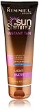Rimmel Sunshimmer Water Resistant Instant Tan Wash Off Matte - Light, Packaging may vary