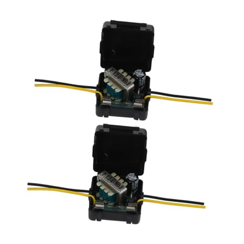 Beatifufu 2pièces Filtre Antiparasites pour Voiture Lot pour Autoradio Stéréo du Bruit Interférences Protection des Composants Électroniques