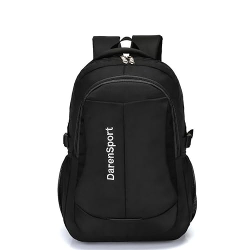Mochila unisex L negra y ligera para camping escuela y trabajo diario con diseño duradero
