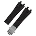 FUKUZL Silicone Rubber Watch Band For Ulysse Nardin Outdoor Sports Waterproof Bracelet Wrist Strap Replacement Watch Accessories Parts(10)