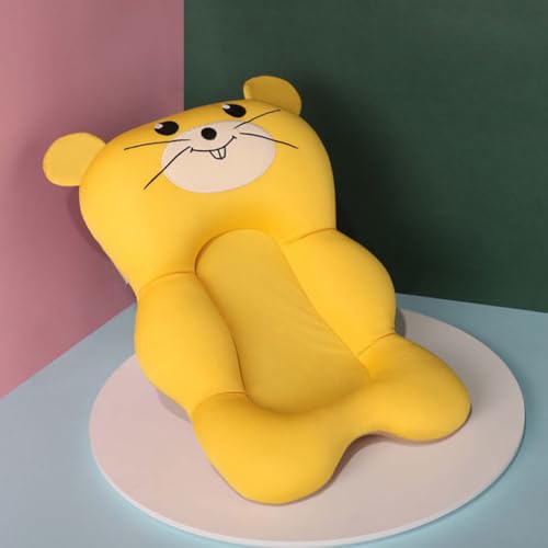Toyvian Almofada De Banho Para Bebês Tapete De Banheira Para Recém-Nascidos Suporte De Banho Infanti