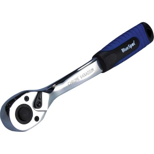 Image of BlueSpot Tools B/S2010 Soft Grip Ratchet 72 Teeth 1/4in Drive