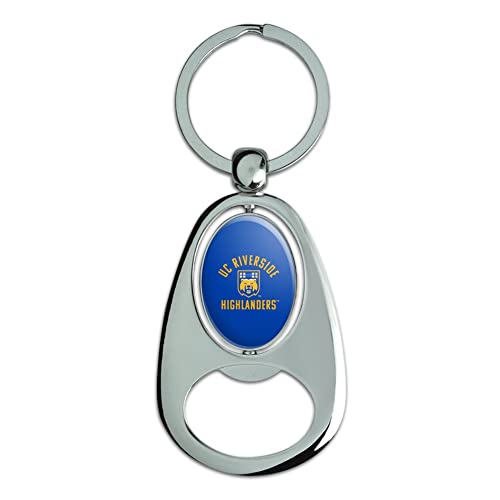 GRAPHICS & MORE University of California, Riverside Highlanders Keychain Chrome