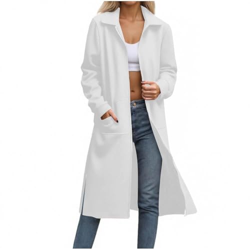 Sweatshirts for Women Trendy Zip Up Oversized Fleece Long Jackets with Pockets Soft Comfy Fall Winter Fashion Clothes 20253