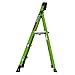 Little Giant Ladders, MightyLite 2.0, 5' Stepladder with Ground Cue, Fiberglass, Type IAA, 375 lbs Weight Rating, (15405-001), Hi-viz Green
