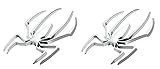 Danti 3d Spider Chrome Emblems Badges Sticker Silvery for Can am Spyder RT ST RS¡­
