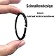 QZKJQDD 30 Stück Schwarz Duschvorhang Ringe, Plastik Gardinenringe, Duschvorhangringe, Duschvorhang Haken, Vorhangaufhängeringe für Fenster- und Türduschvorhänge, Innendurchmesser 38 mm