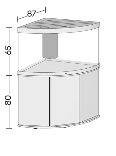 JUWEL Aquarium - Trigon 350 Kombination schwarz Premium-Bundle