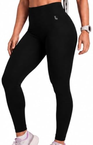 Calça Legging Lupo Sport Basic Em Poliamida Esportiva Sem Costura