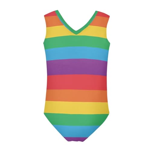 Image of Cartoon Pattern Kids Girls Bathing Suits One Piece Swimsuit Soft & Quick Dry, 5-14Years
