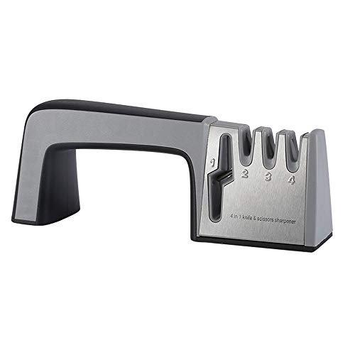 XWU Afiador de Facas, Durável e removível Amolador de Facas e tesouras Mó de alta qualidade com ângu