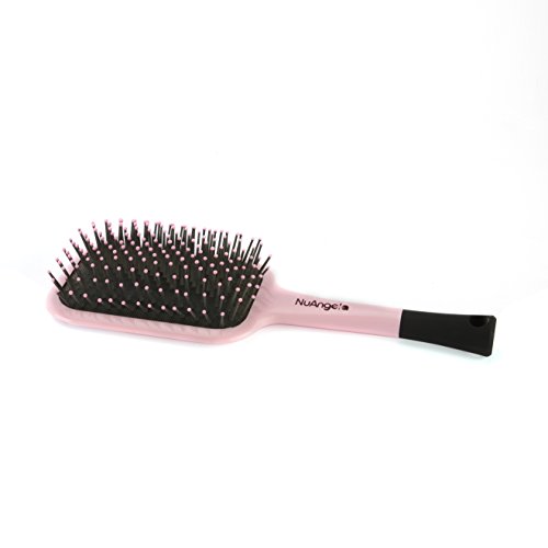 NuAngela Paddle Hairbrush Styling Hair Brush,Large-toothed Combs for the Hair For Wet/Dry Thick Curly Thin Long Short Straight Hair, Women Men Kids(Pink)