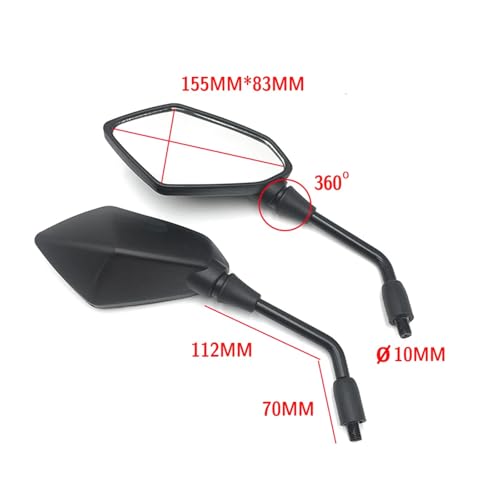 Espejos retrovisores laterales para CB125R y CB500X en carretera 3
