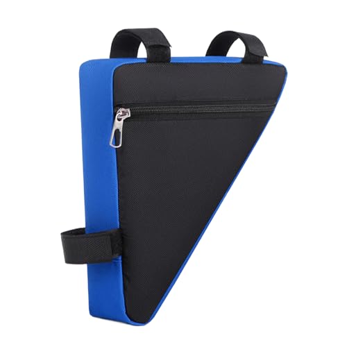 Bolsa de herramientas de ciclismo, 22 x 19 x 6 cm, bolsa de accesorios de ciclismo, para guardar herramientas de reparación, llaves, carteras con diseño espacioso para smartphones, cerraduras de cable